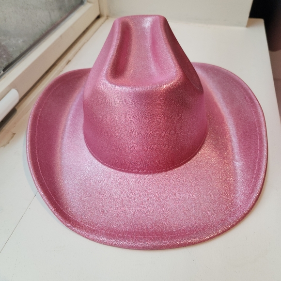 Accessories - Shimmering Pink Cowboy Hat